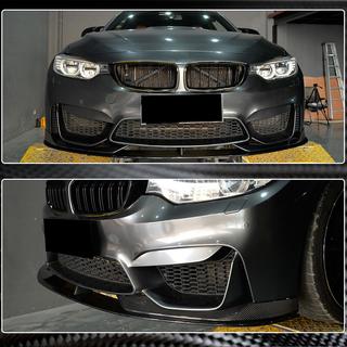 Накладка на передній бампер Lip V2 (для F80, Карбон) BMW 3 серія F30/F31 2012-2019 рр. фото 3