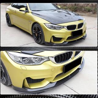 Накладка на передній бампер Lip V2 (для F80, Карбон) BMW 3 серія F30/F31 2012-2019 рр. фото 4
