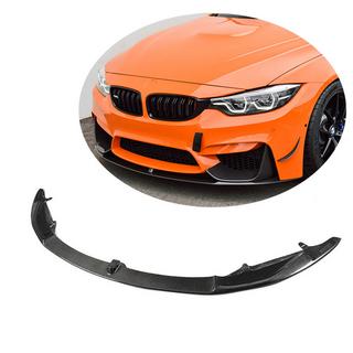 Накладка на передній бампер Lip V6 (для F80, Карбон) BMW 3 серія F30/F31 2012-2019 рр. фото 1