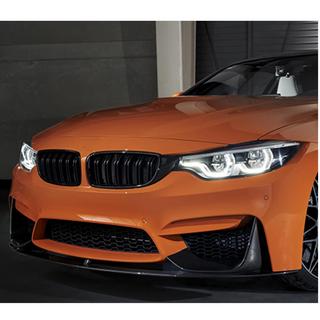 Накладка на передній бампер Lip V6 (для F80, Карбон) BMW 3 серія F30/F31 2012-2019 рр. фото 2
