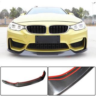 Накладка на передній бампер Lip V7 (для F80, Карбон) BMW 3 серія F30/F31 2012-2019 рр. фото 1