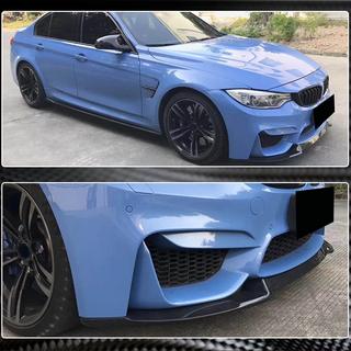 Накладка на передній бампер Lip V8 (для F80, Карбон) BMW 3 серія F30/F31 2012-2019 рр. фото 4