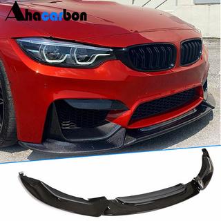Накладка на передній бампер Lip V10 (для F80, Карбон) BMW 3 серія F30/F31 2012-2019 рр. фото 1