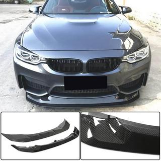 Накладка на передній бампер Lip V1 (для F82/F83, Карбон) BMW 4 серія F32/F33/F36 2012-2020 рр. фото 1