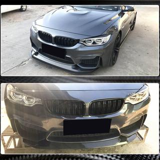 Накладка на передній бампер Lip V1 (для F82/F83, Карбон) BMW 4 серія F32/F33/F36 2012-2020 рр. фото 4
