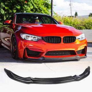 Накладка на передній бампер Lip V11 (для F80, Карбон) BMW 3 серія F30/F31 2012-2019 рр. фото 1