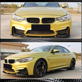 Накладка на передній бампер Lip V13 (для F80, Карбон) BMW 3 серія F30/F31 2012-2019 рр. фото 3