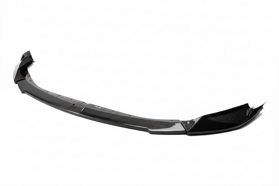 BMW 3 серія G20/G21 2018- рр. Накладка на передній бампер Lip V1 (для G80, Карбон) Фото 5