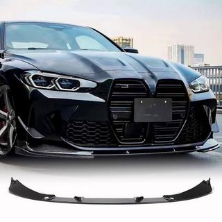 Накладка на передній бампер Lip V7 (для G80, Карбон) BMW 3 серія G20/G21 2018- рр. фото 1