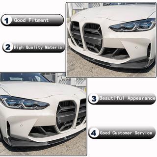 Накладка на передній бампер Lip V7 (для G80, Карбон) BMW 3 серія G20/G21 2018- рр. фото 3