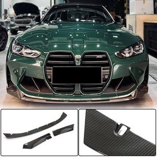 Накладка на передній бампер Lip V9 (для G80, Карбон) BMW 3 серія G20/G21 2018- рр. фото 1