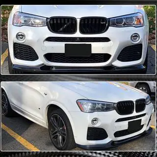Накладка на передній бампер (для M-Sport 2014-2018, Карбон) фото 4