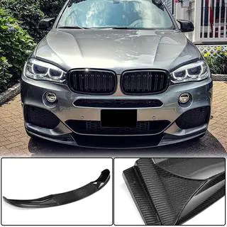 Накладка на передній бампер Lip (для M-Sport, Карбон) фото 1