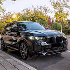 BMW X5 G05 2019- рр. Передня Lip накладка Paradigm V-5 (2023-, чорний глянець) фото 3