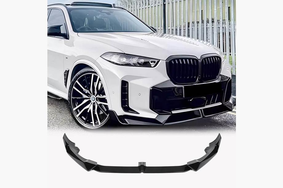 BMW X5 G05 2019- рр. Передня Lip накладка Paradigm V-5 (2023-, чорний глянець) Image
