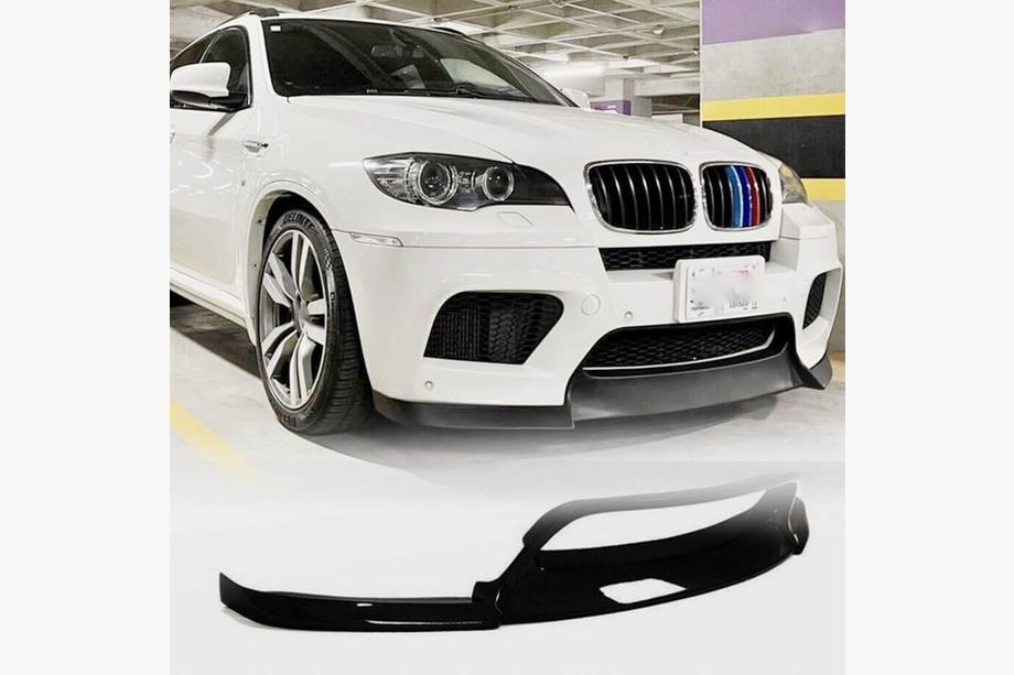 BMW X6 E71 2008-2014 рр. Накладка на передній бампер FRP (для X6M 2010-2014) Фото 1