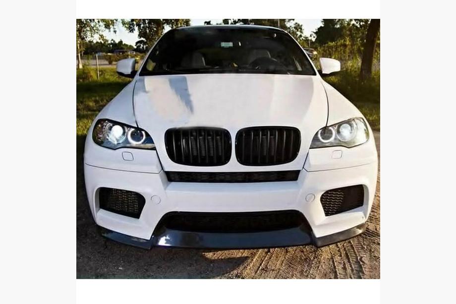 BMW X6 E71 2008-2014 рр. Накладка на передній бампер FRP (для X6M 2010-2014) Фото 2