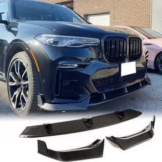 Накладка на передній бампер (для M-Sport 2019-2022, Карбон) фото 3