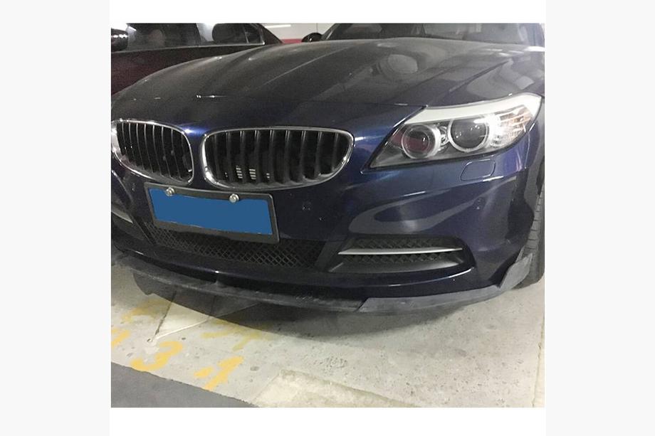 BMW Z4 (E89) 2009-2016 рр. Накладка на передній бампер Lip (2009-2013, Карбон) Фото 3