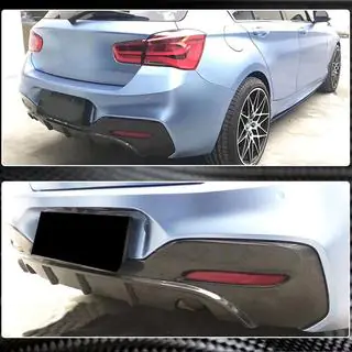 Дифузор заднього бампера (для M-Sport 2015-2019, Карбон) фото 3