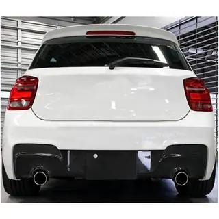 Дифузор заднього бампера (для M135i 2011-2015, Карбон) фото 2