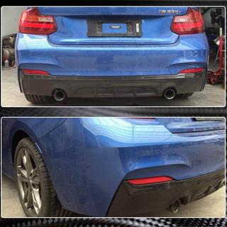 Дифузор заднього бампера V1 (для F22/F23 M-Sport, Карбон) BMW 2 серія F22/F23 2014-2021 рр. фото 3
