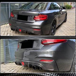 Дифузор заднього бампера V2 (для F22/F23 M-Sport, Карбон) фото 4