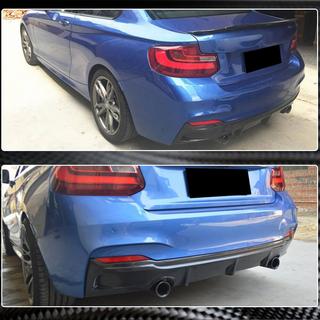 Дифузор заднього бампера V3 (для F22/F23 M-Sport, Карбон) фото 3