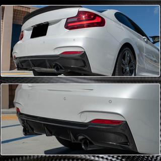 Дифузор заднього бампера V3 (для F22/F23 M-Sport, Карбон) фото 4
