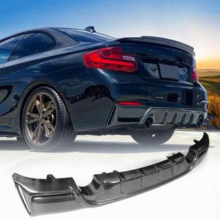 Дифузор заднього бампера V4 (для F22/F23 M-Sport, Карбон) фото 1
