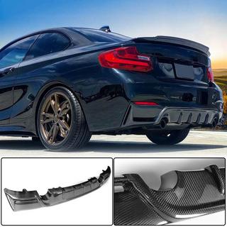 Дифузор заднього бампера V4 (для F22/F23 M-Sport, Карбон) фото 2