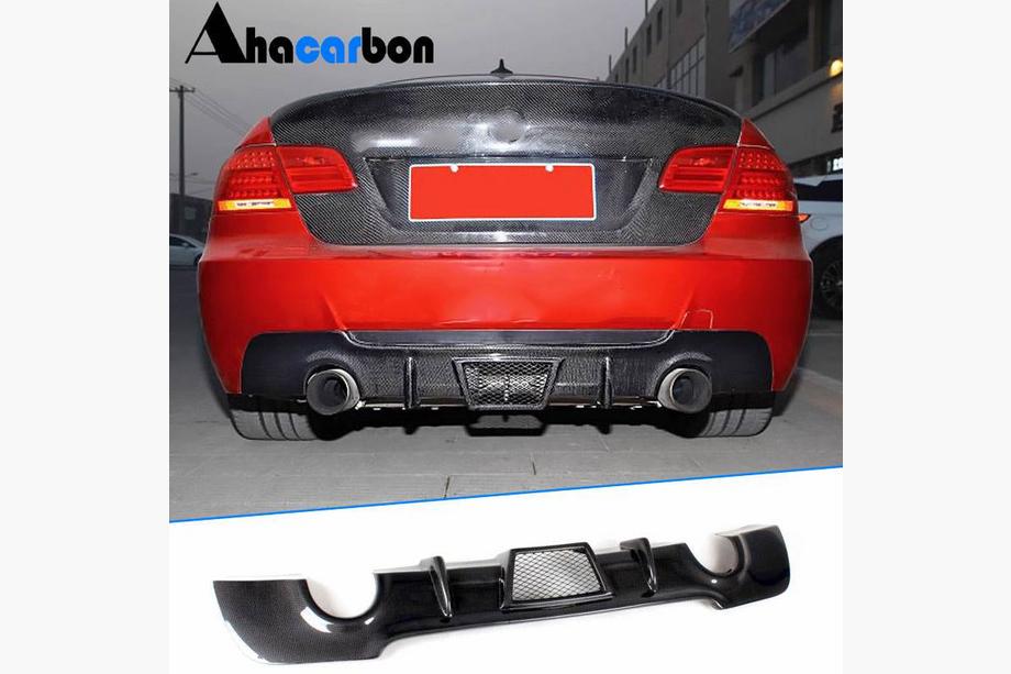 BMW 3 серія E92/E93 2006-2013 рр. Дифузор заднього бампера (для M-Sport, Карбон) Image