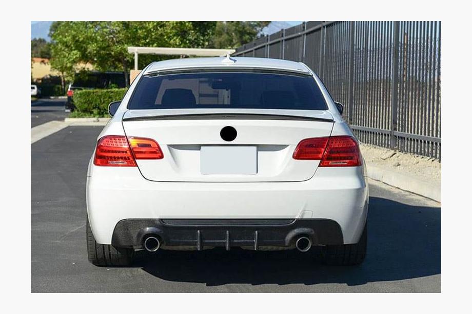 BMW 3 серія E92/E93 2006-2013 рр. Дифузор заднього бампера V2 (для M-Sport, Карбон) Фото 2