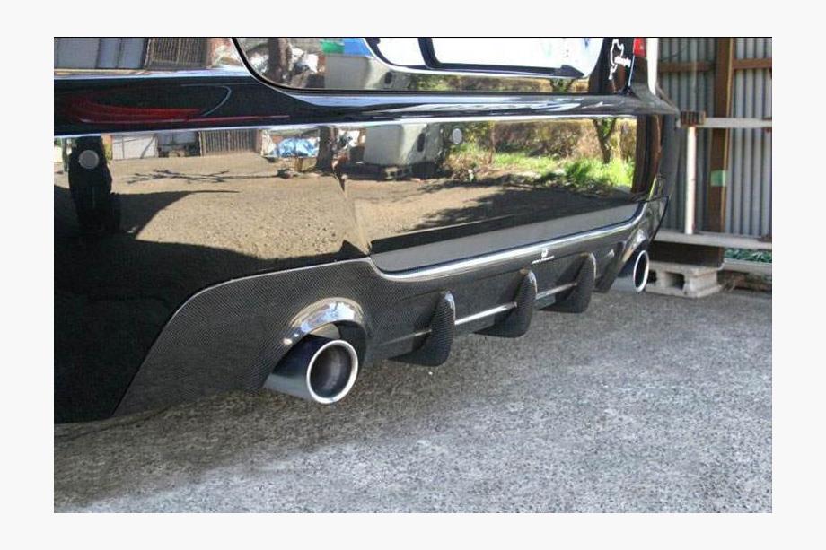 BMW 3 серія E92/E93 2006-2013 рр. Дифузор заднього бампера V2 (для M-Sport, Карбон) Фото 5