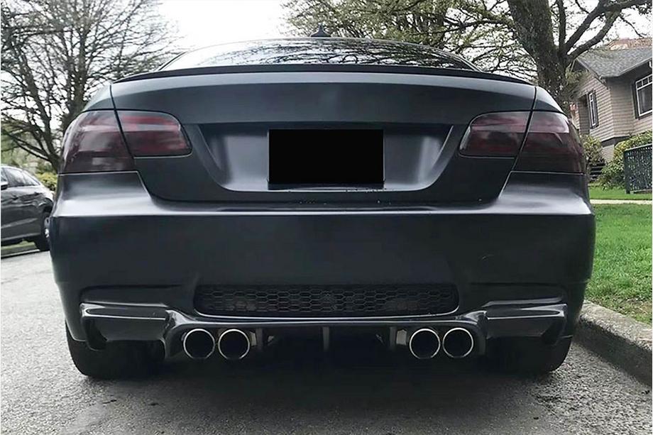 BMW 3 серія E92/E93 2006-2013 рр. Дифузор заднього бампера V-Style (для M3, Карбон) Фото 3