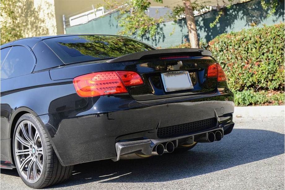 BMW 3 серія E92/E93 2006-2013 рр. Дифузор заднього бампера V-Style (для M3, Карбон) Фото 4