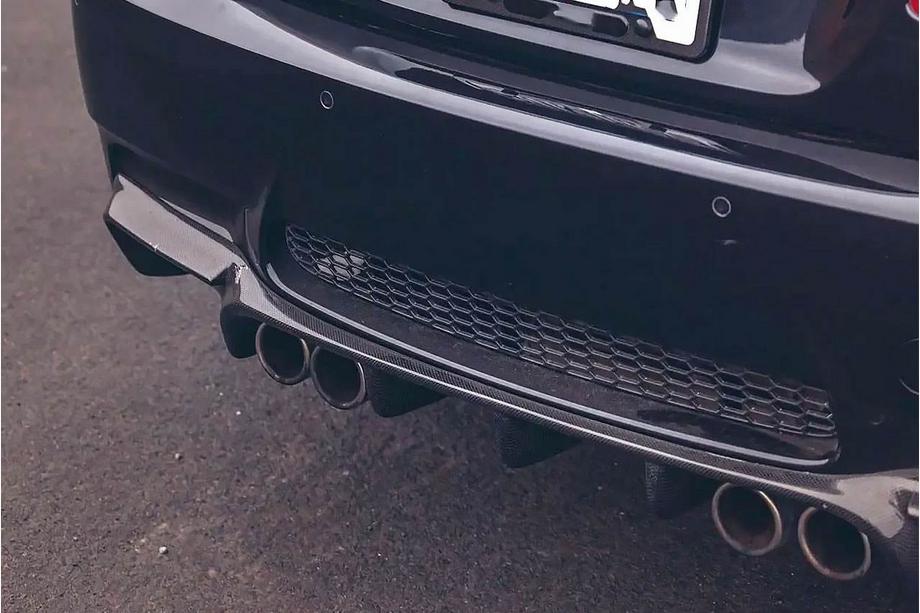 BMW 3 серія E92/E93 2006-2013 рр. Дифузор заднього бампера V-Style (для M3, Карбон) Фото 5