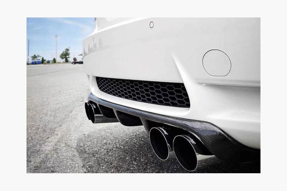 BMW 3 серія E92/E93 2006-2013 рр. Дифузор заднього бампера H2-Style (для M3, Карбон) Фото 2