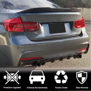 Дифузор заднього бампера V1 (для F30 M-Sport, Карбон) BMW 3 серія F30/F31 2012-2019 рр. фото 3
