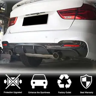 Дифузор заднього бампера V2 (для M-Sport, Карбон) фото 3