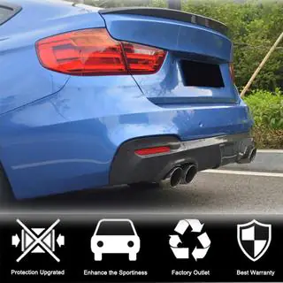 Дифузор заднього бампера V3 (для M-Sport, Карбон) фото 2