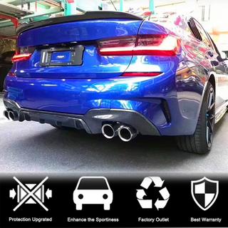 Дифузор заднього бампера V4 (для M-Sport 2018-2022, Карбон) BMW 3 серія G20/G21 2018- рр. фото 2