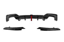 BMW 3 серія G20/G21 2018- рр. Дифузор заднього бампера V3 (для M-Sport 2018-2022, Карбон) фото 2