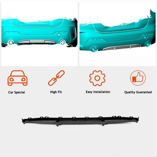 Дифузор заднього бампера V1 (для G22/G23 M-Sport, Карбон) BMW 4 серія G22/23/26 2020- рр. фото 2