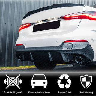 Дифузор заднього бампера V2 (для G22/G23 M-Sport, Карбон) BMW 4 серія G22/23/26 2020- рр. фото 3