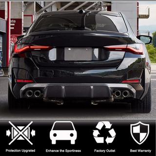 Дифузор заднього бампера V2 (для G26 M-Sport, Карбон) BMW 4 серія G22/23/26 2020- рр. фото 2