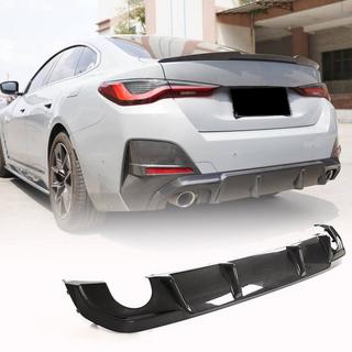 Дифузор заднього бампера V1 (для G26 M-Sport, Карбон) BMW 4 серія G22/23/26 2020- рр. фото 1