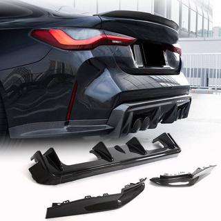 Дифузор заднього бампера V5 (для G82/G83, Карбон) BMW 4 серія G22/23/26 2020- рр. фото 1
