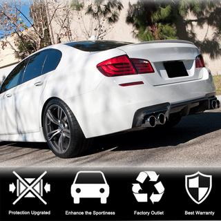 Дифузор заднього бампера V4 (для F10 M5, Карбон) BMW 5 серія F10/F11 2010-2016 рр. фото 2