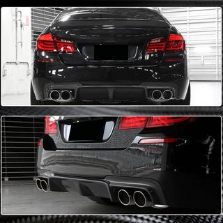 Дифузор заднього бампера V4 (для F10 M5, Карбон) BMW 5 серія F10/F11 2010-2016 рр. фото 4